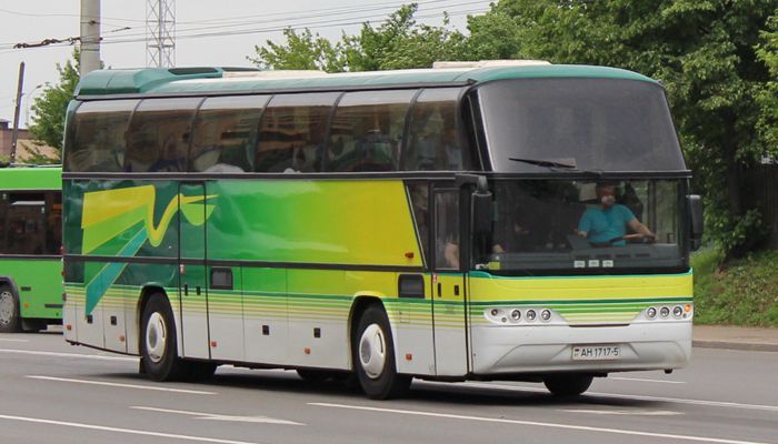 Neoplan N1116 - заруливаем на стоянку Neoplan N1116 - заруливаем на стоянку